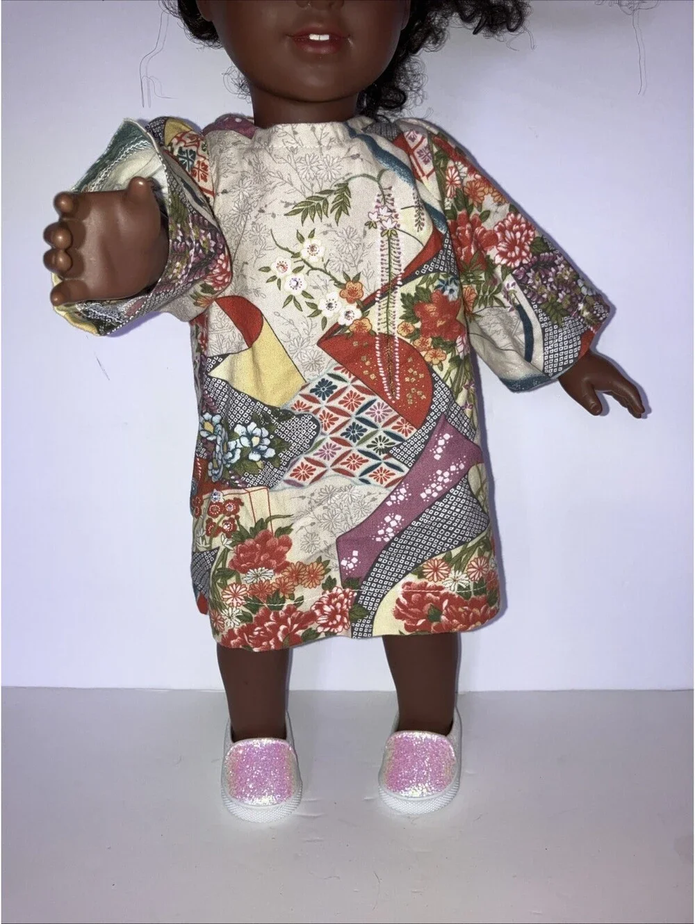 American Girl Doll Gabriela African American Brown Hair Curly y /Eyes 2018